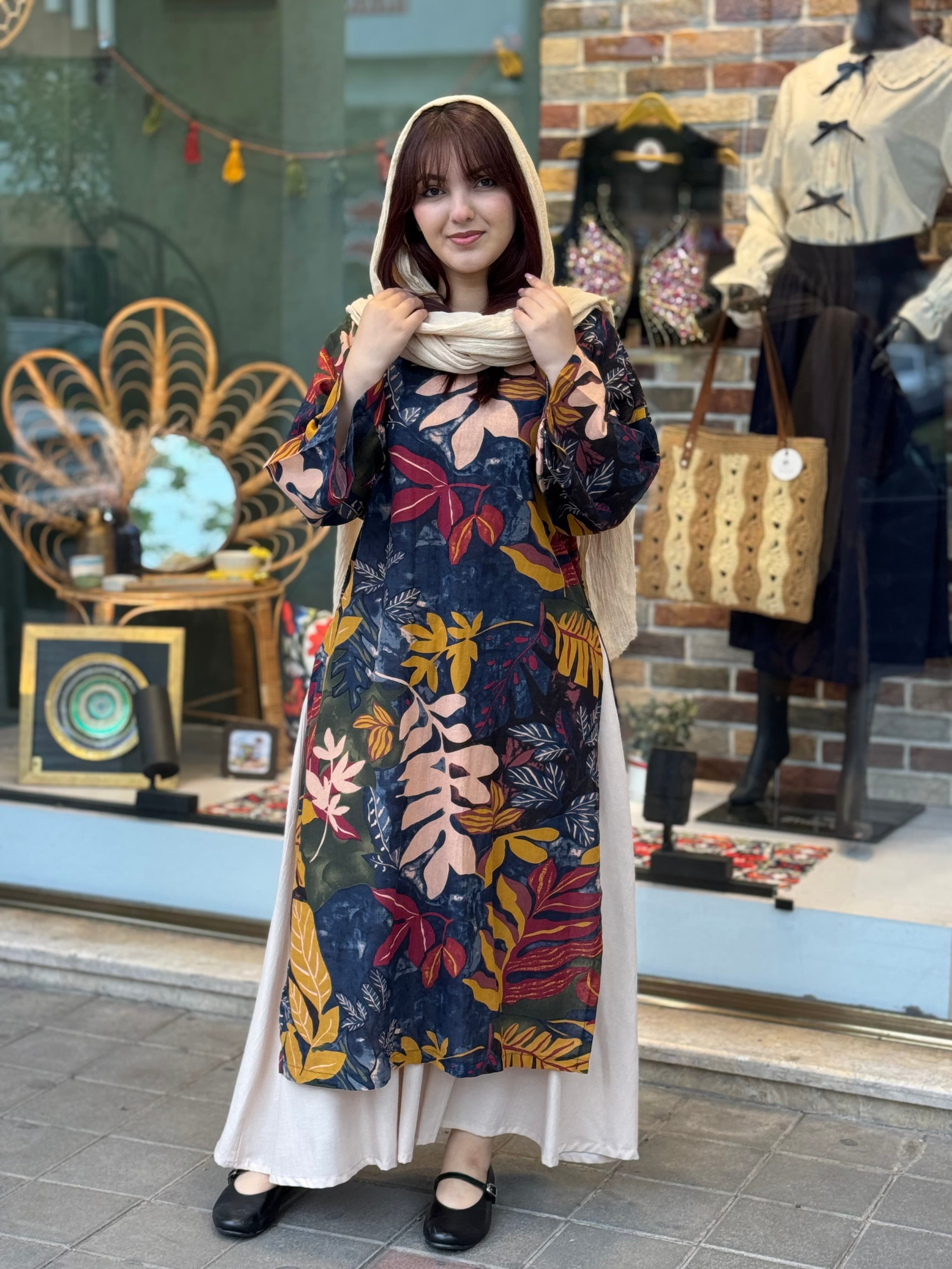 ست گیلدا کرم طرح برگ رنگی — تصویر ۴