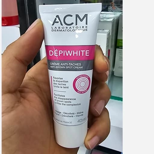 کرم ضد لک و ضد جوش قوی و تسکین‌دهنده ACM اصلی به ضمانت مرجوعی مدل DEPIWHITE ADVANCED حجم 40 میل — تصویر ۳