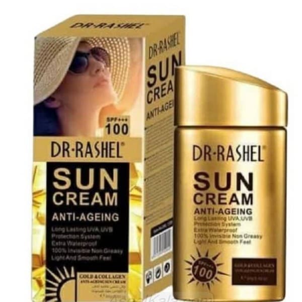 کرم ضد آفتاب و ضد پیری دکتر راشل SPF+++100 حجم 80 میل — تصویر ۶