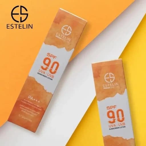 لوسیون ضدآفتاب صورت و بدن روشن‌کننده SPF 90 استلین وزن 120 گرم