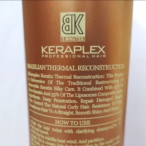 کراتین گلد کراپلکس اصلی (Keraplex Gold) 1000ml د ر م ا ن بازسازی حرارتی مو — تصویر ۶