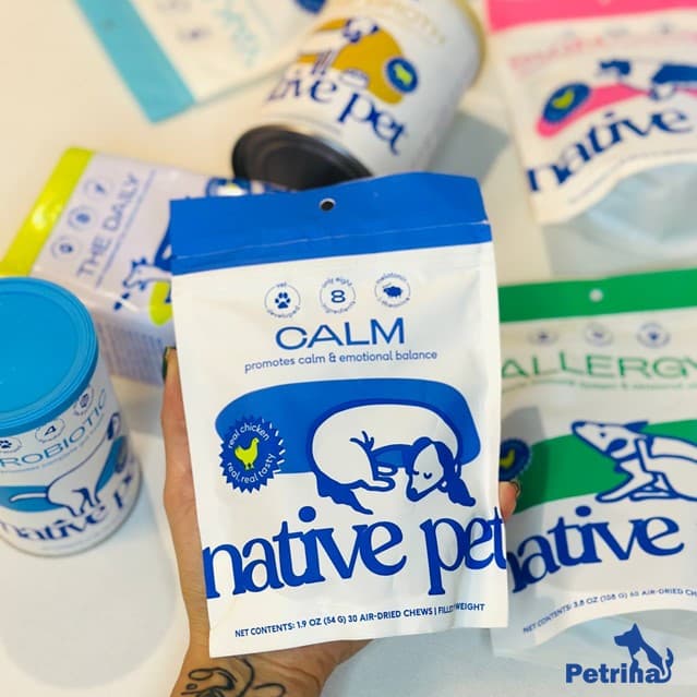مکمل طبیعی آرامش‌بخش و ضد استرس سگ 30 عدد | Native Pet CALM