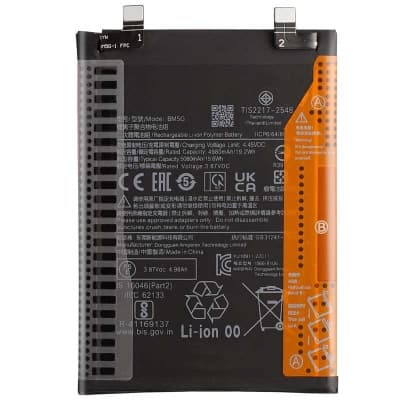 باتری اورجینال(تولید خود MI) مدل BM5G ظرفیت 5080 میلی آمپر سازگار با گوشی موبایل شیائومی Poco X4 GT با گارانتی یکساله