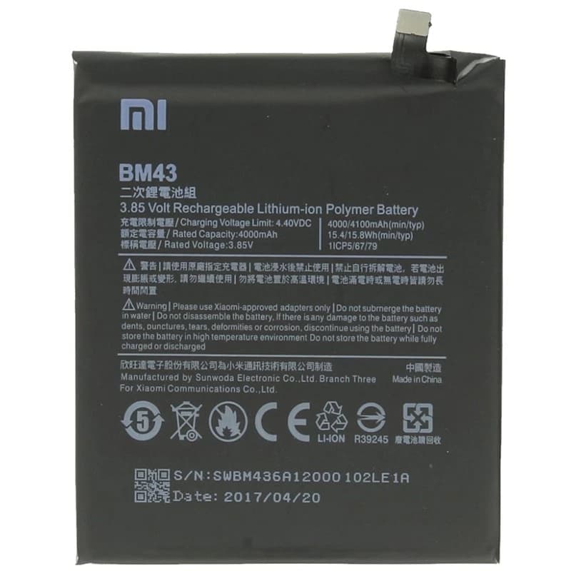 باتری Xiaomi Redmi Note 4X مدل BM43