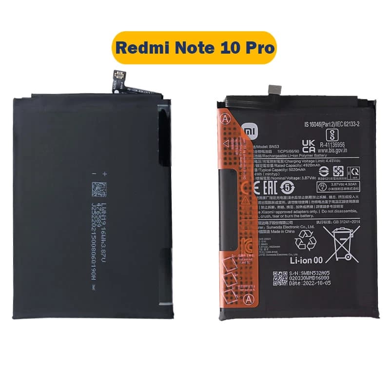 باتری شیائومی Xiaomi Redmi Note 10 Pro