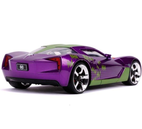 ماکت ماشین جادا مدل Chevy Corvette Stingray 2009 طرح جوکر — تصویر ۵