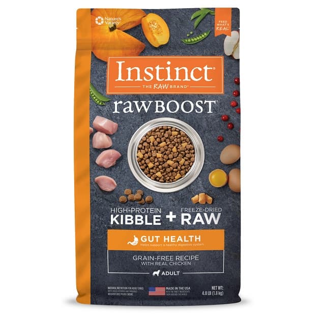 غذای اینستینکت سگ INSTINCT® RAW BOOST | گوشت مرغ ارگانیک و بدون قفس | بدون غلات | سلامت روده (1/8 کیلو) — تصویر ۳
