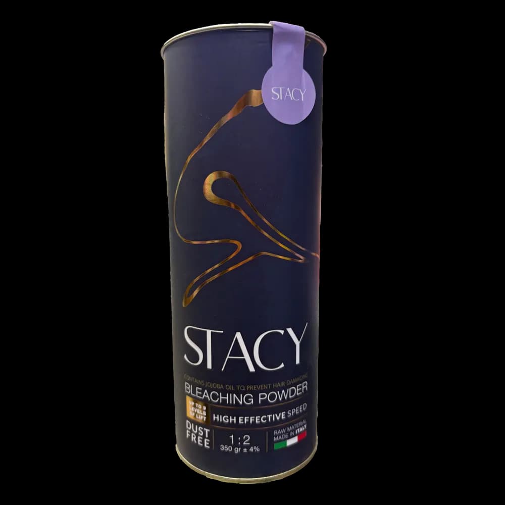 پودر دکلره بنفش استیسی STACY | حجم 350 گرم (ضد زردی)
