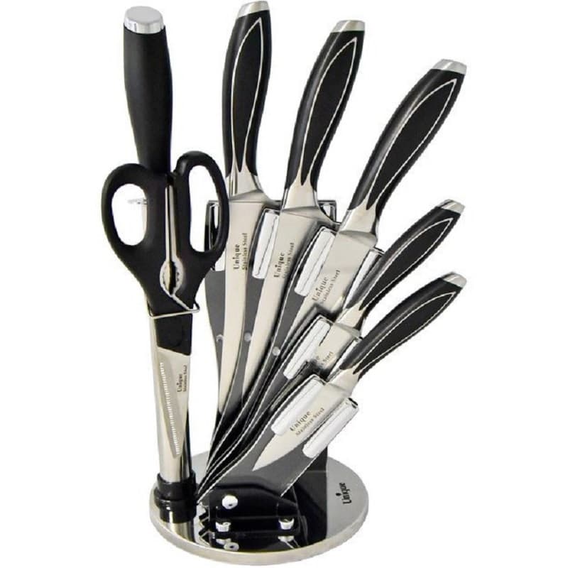 سرویس چاقو آشپزخانه یونیک پروانه 8 پارچه کد UN-5100