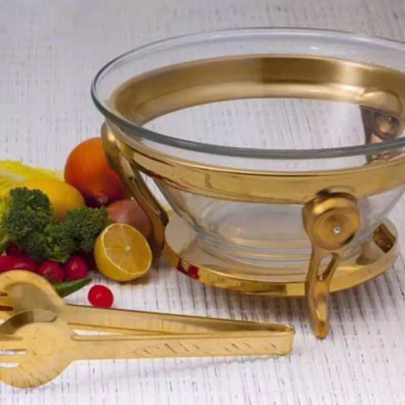 سوفله سالاد خوری رزلند مدل حلقه نگین طلایی — تصویر ۲