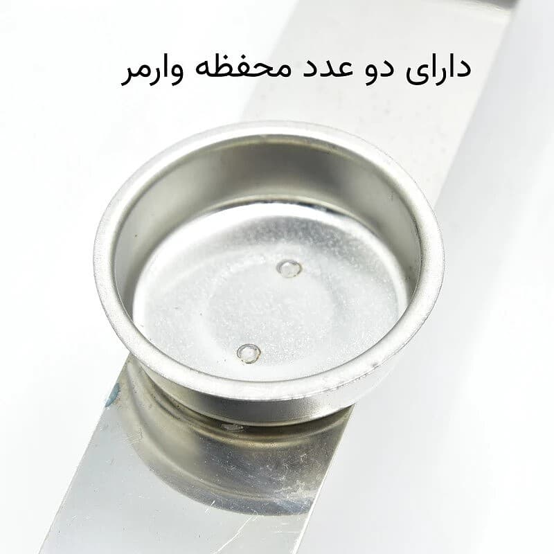سوفله خوری مستطیل کوچک رزلند مدل قایقی استیل — تصویر ۷