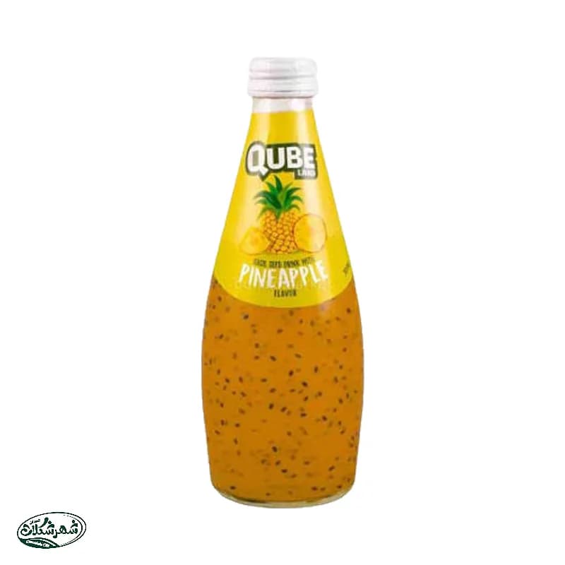 ابمیوه اناناس کیوب لند شیشه 330سی سی