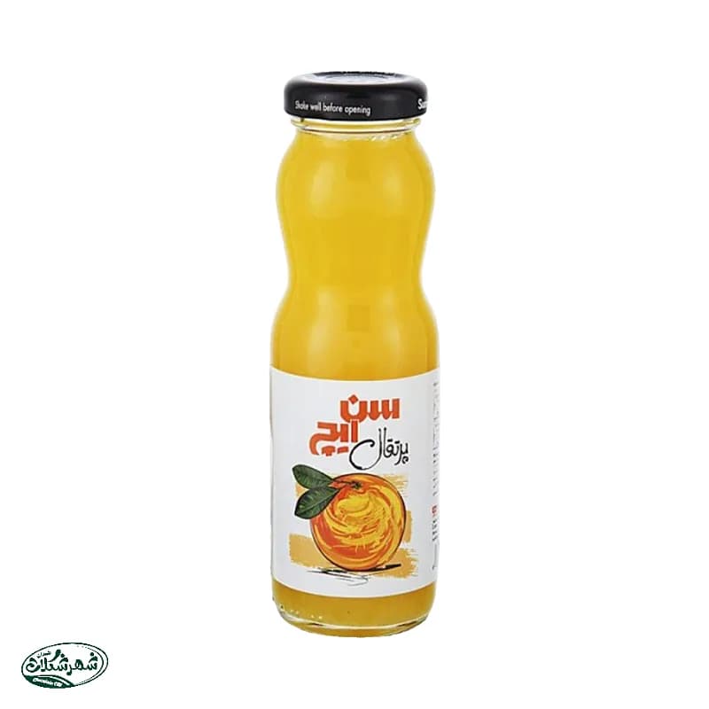 ابمیوه شیشه سن ایچ پرتقال