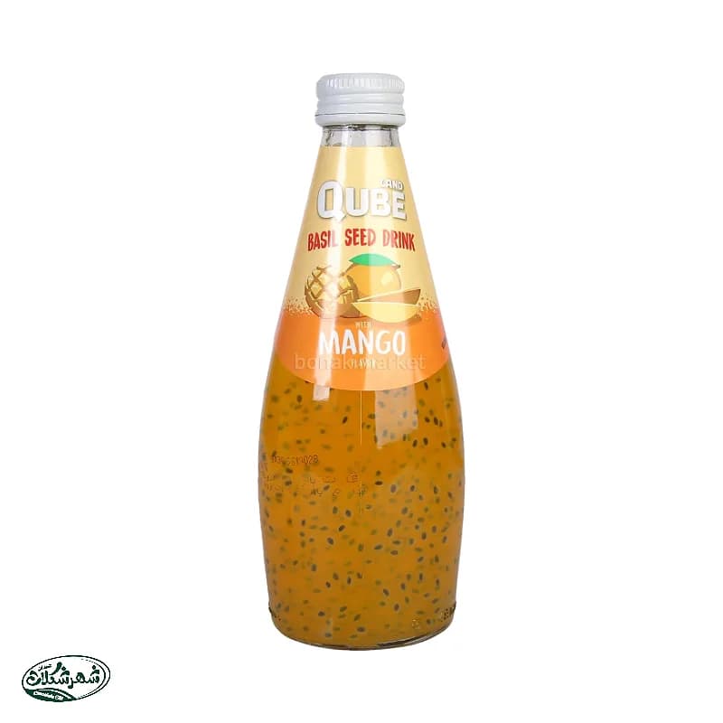 ابمیوه انبه کیوب لند شیشه 330سی سی