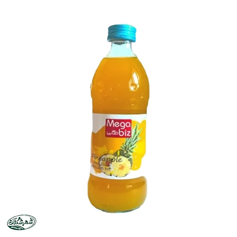 ابمیوه شیشه مگابیز اناناس