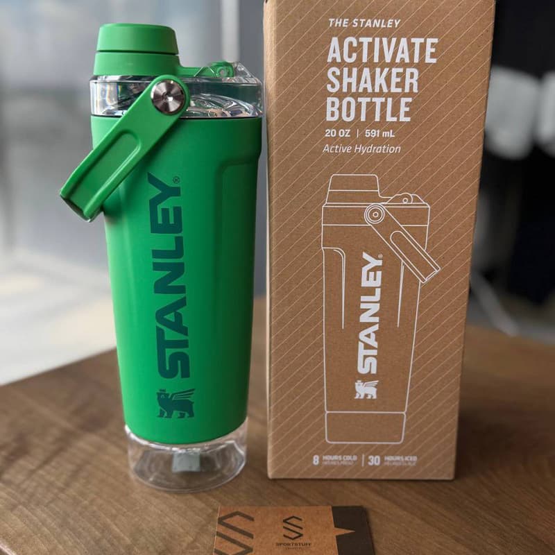 شیکر استنلی مدل Activate Shaker Bottle – سبز