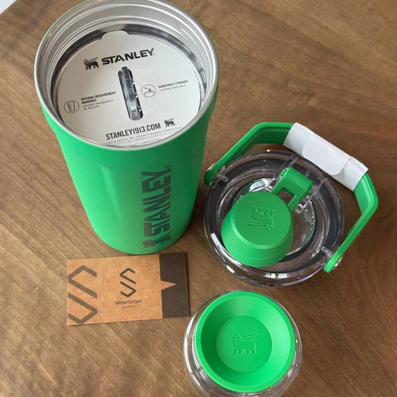 شیکر استنلی مدل Activate Shaker Bottle – سبز — تصویر ۴