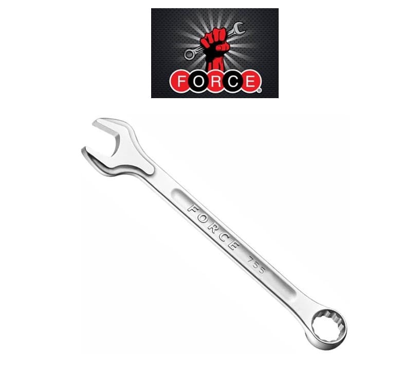 آچار یکسر تخت یکسر رینگ 23 میلیمتر فورس کد F75523
