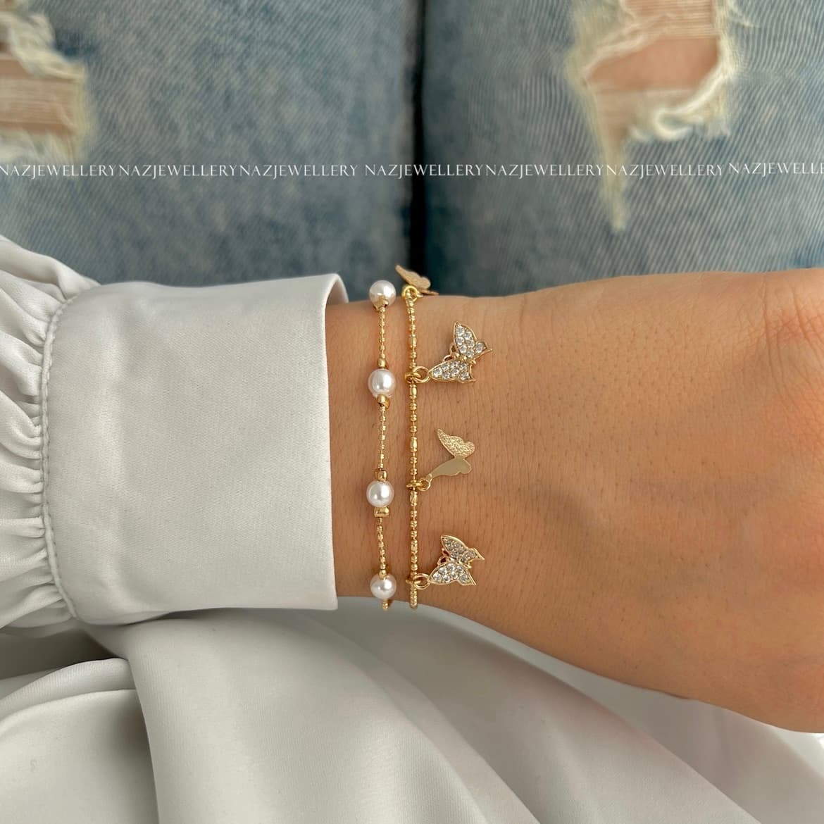 دستبند دولاین پروانه ژوپینگ
