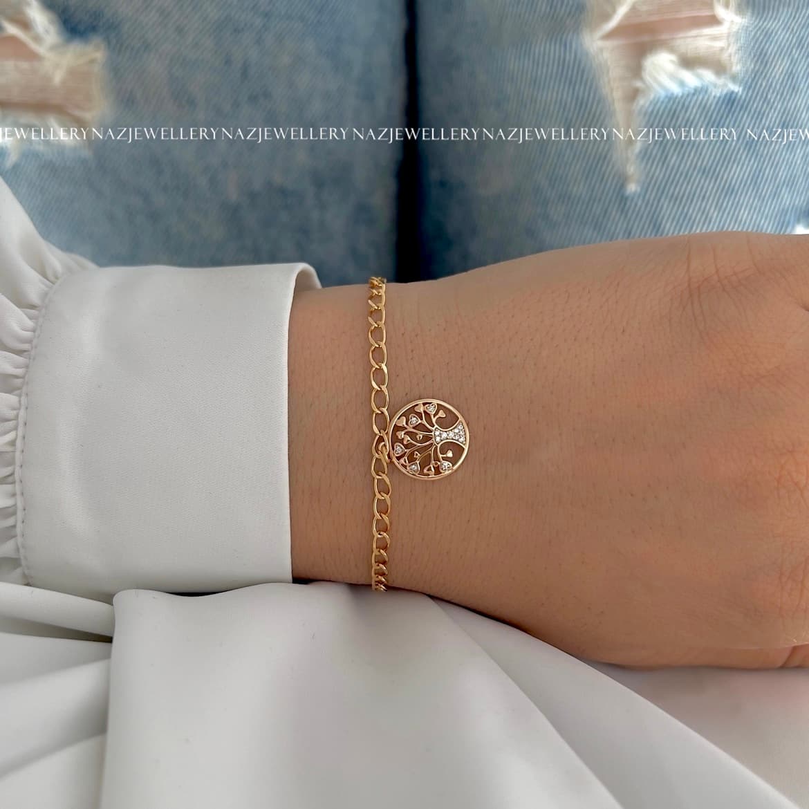 دستبند آویز درخت زندگی ژوپینگ