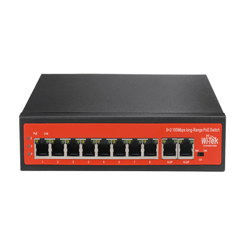 سوئیچ POE ده پورت وایتک مدل WI-PS210(V4) — تصویر ۳