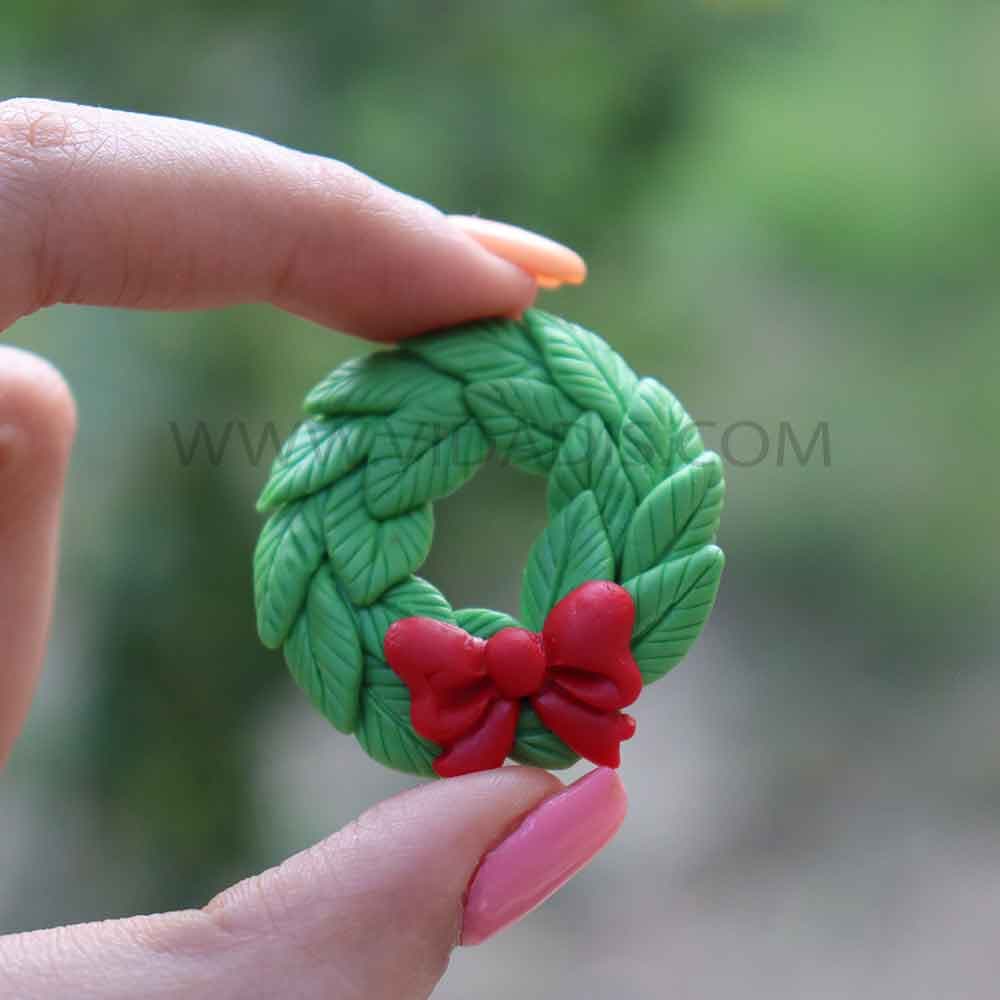 قالب سیلیکونی حلقه گل کریسمسی