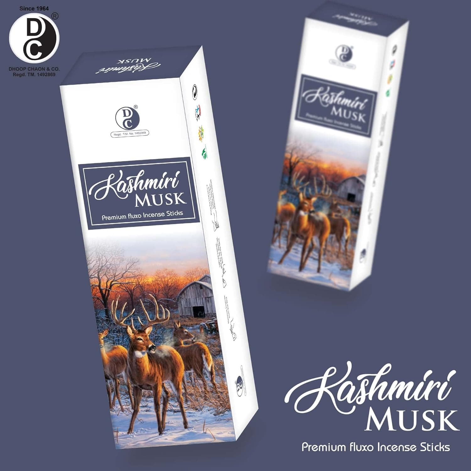 عود خوشبو کننده شاخه ای دی سی DC مشک کشمیری kashmiri musk — تصویر ۴