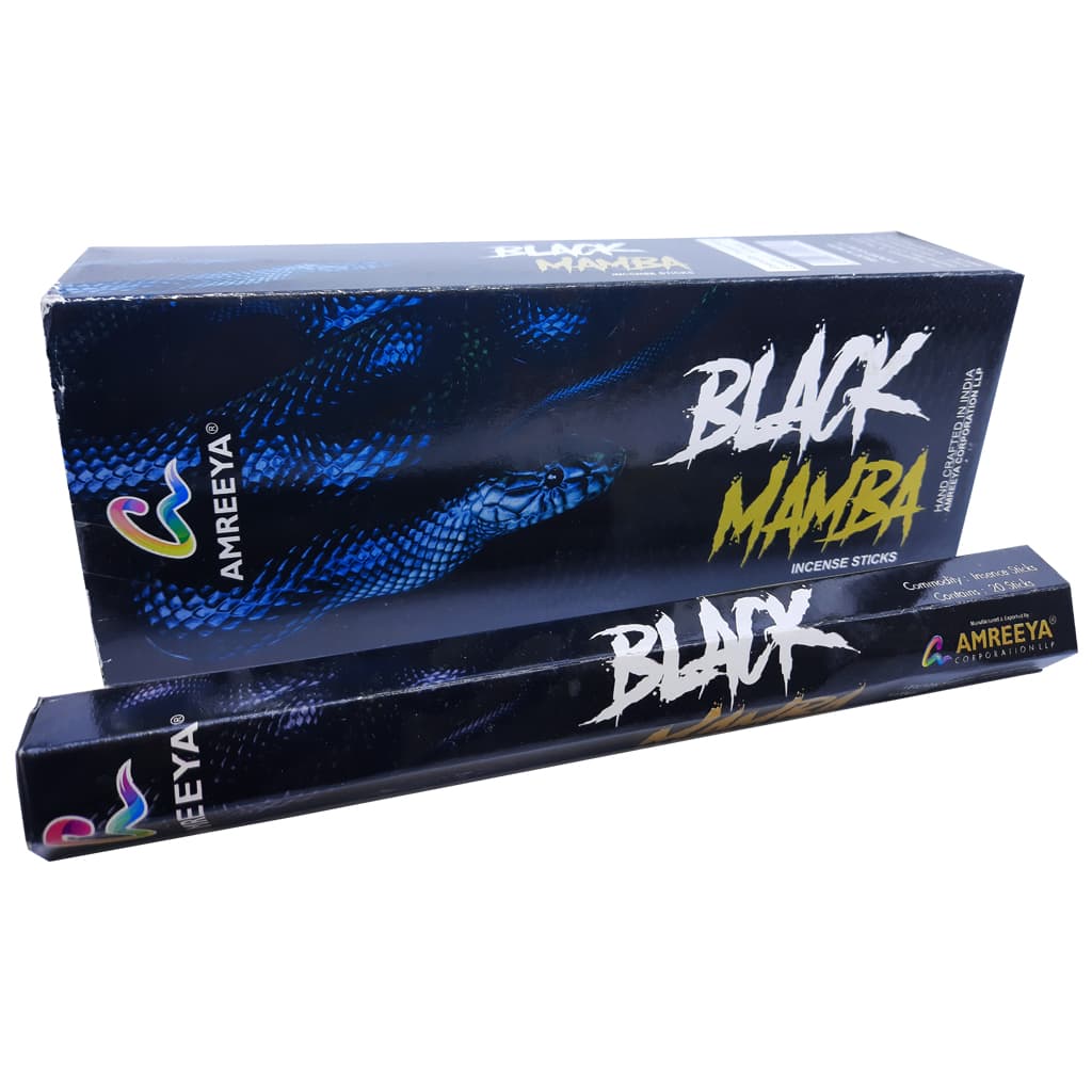 عود خوشبو کننده آمریا Amreeya مدل بلک مامبا ( مامبا مشکی) Black mamba