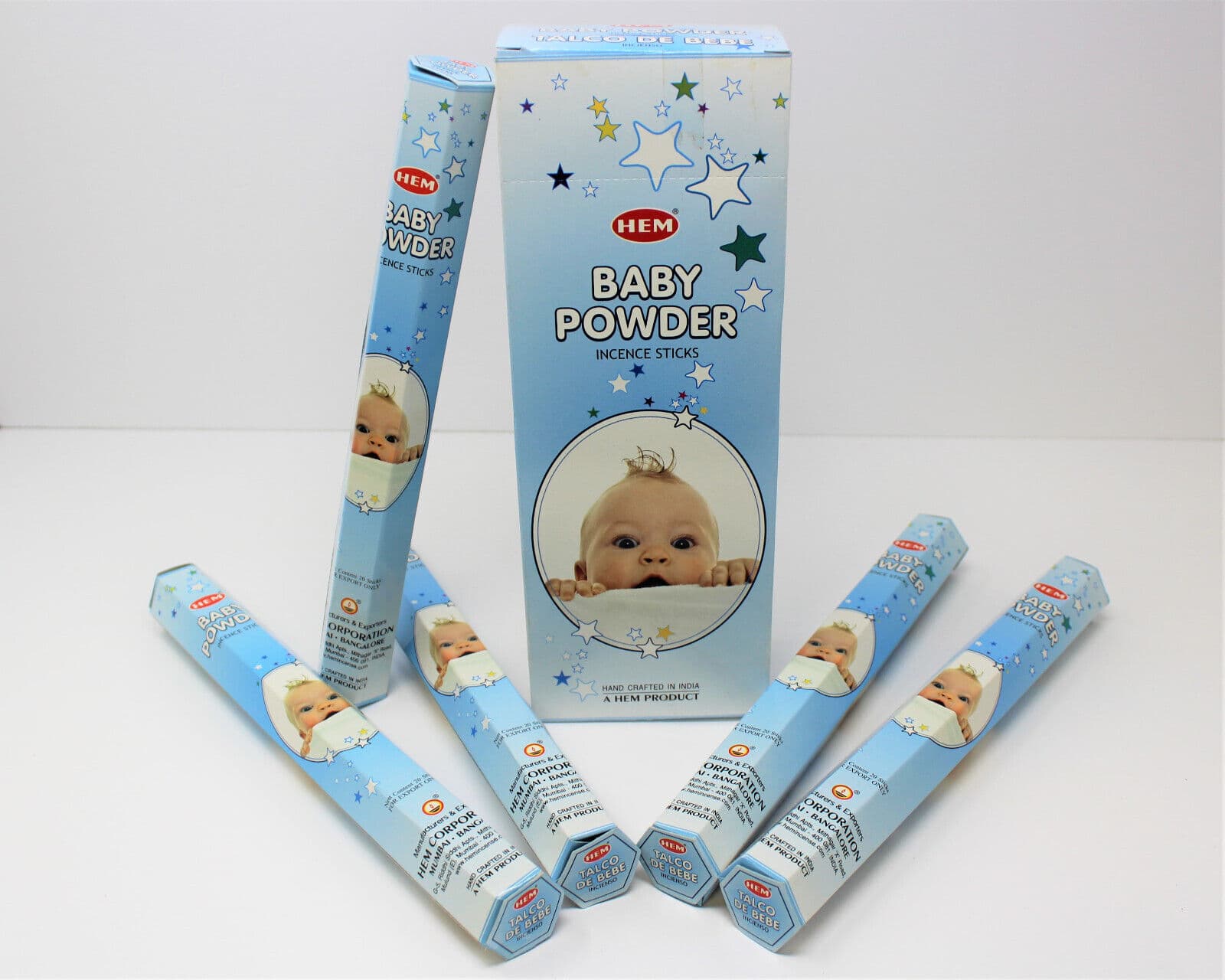 عود خوشبو کننده هم HEM مدل بیبی پودر ( پودر بچه ) Baby Powder — تصویر ۶
