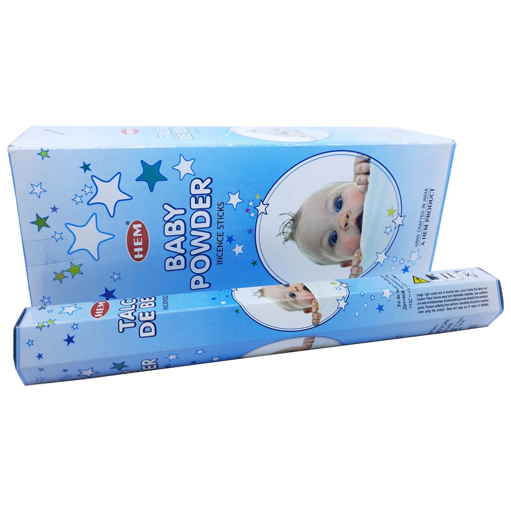 عود خوشبو کننده هم HEM مدل بیبی پودر ( پودر بچه ) Baby Powder