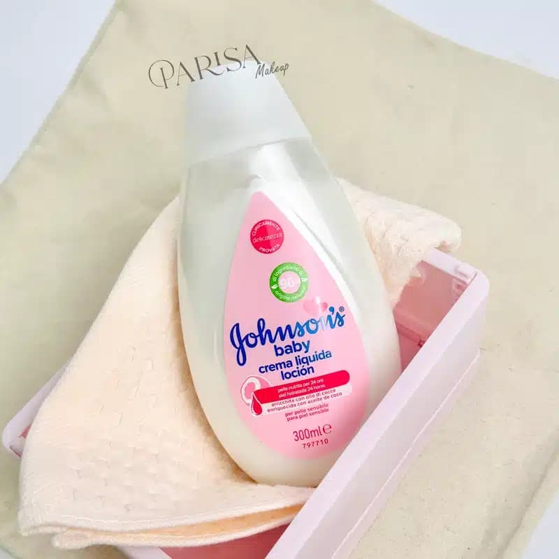 لوسیون مرطوب‌کننده پوست بدن کودک جانسون Johnson’s Baby Crema Liquida Lotion(300 میل)