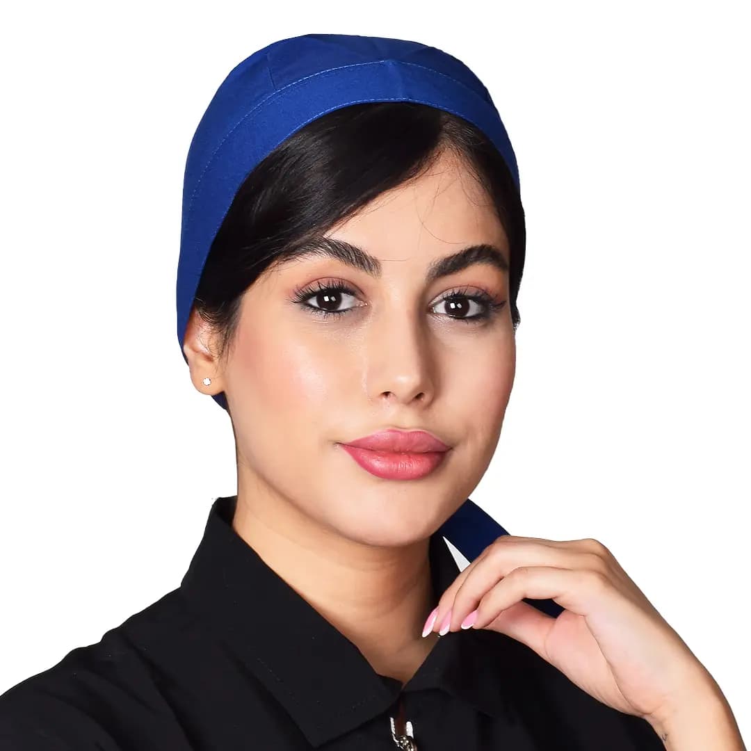 کلاه کوچک پایلوت آبی کاربنی