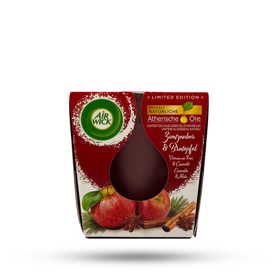 شمع لیوانی معطر ایرویک با رایحه سیب و دارچین 105 گرم