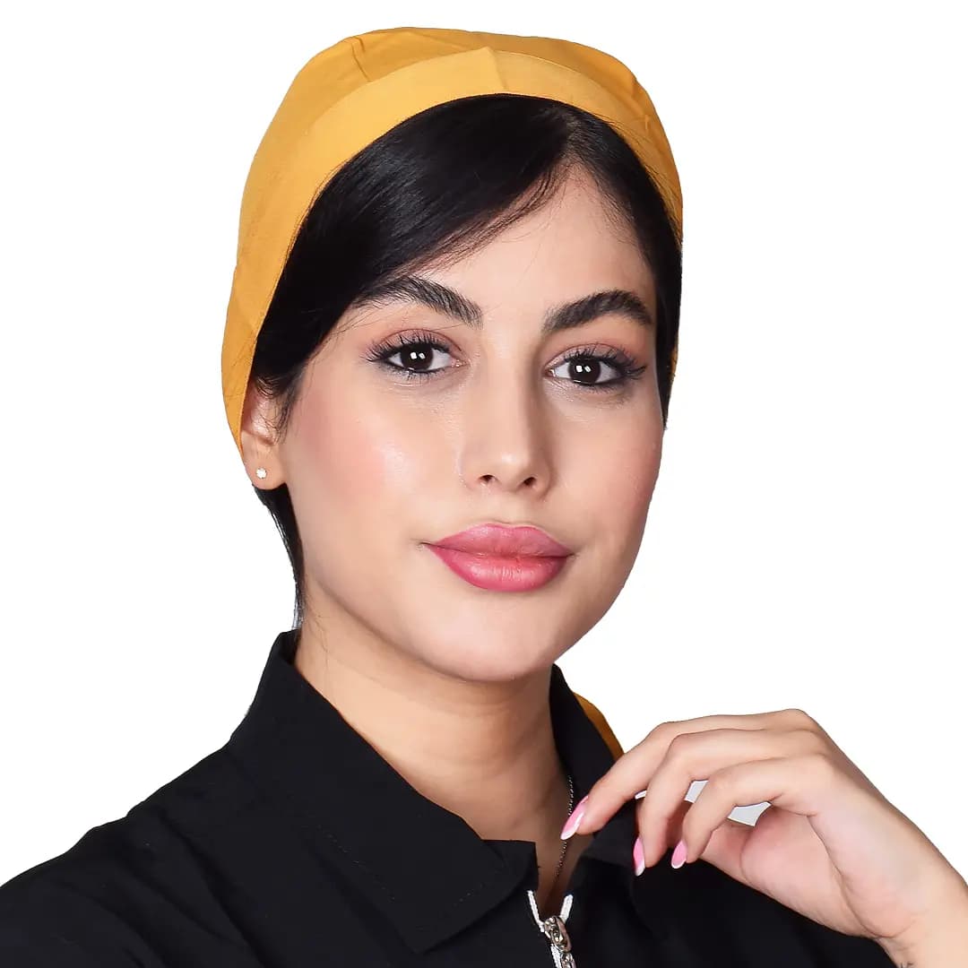 کلاه کوچک پایلوت خردلی