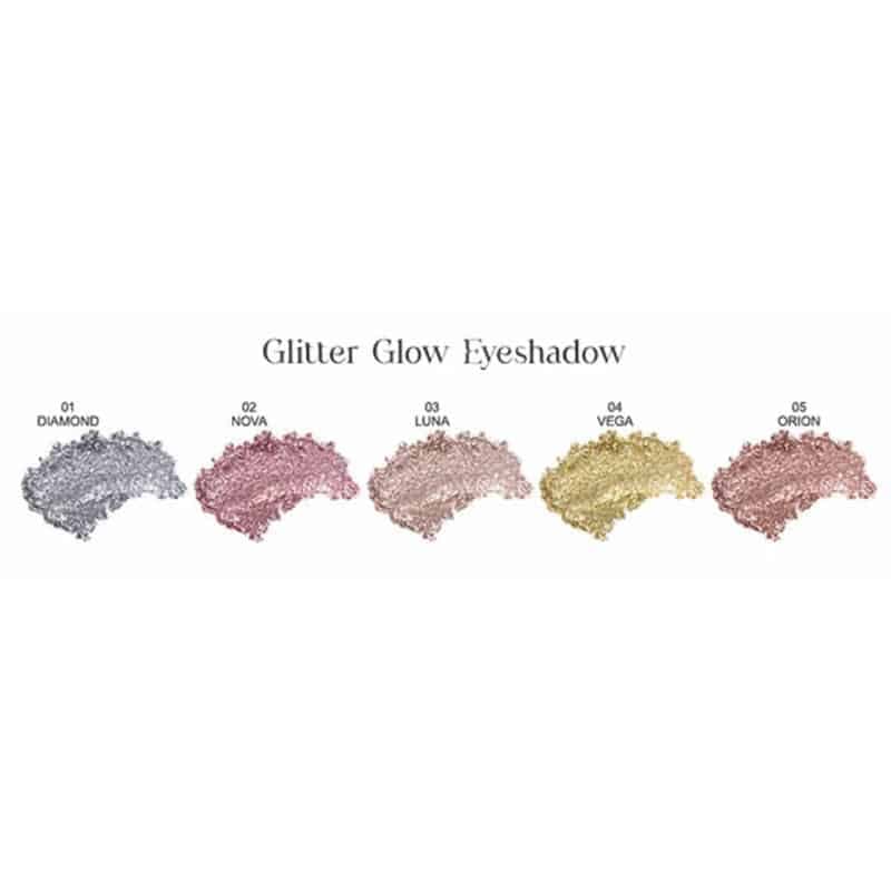 سایه چشم گلیتری تکی گلدن رز مدل Glitter Glow کد 05 رنگ Orion — تصویر ۴
