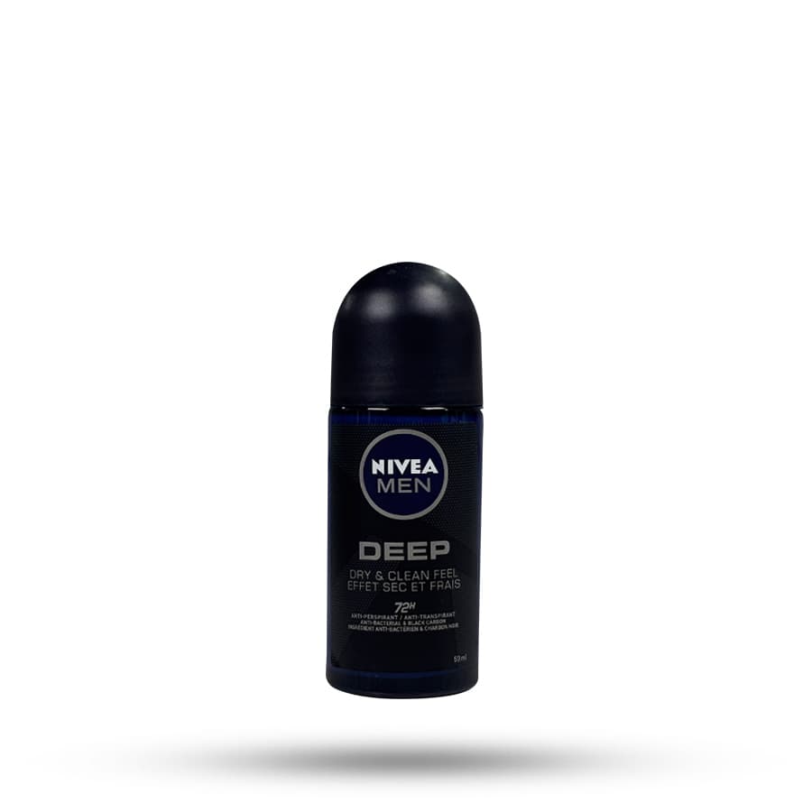 رول ضد تعریق مردانه نیوآ مدل Deep dry & clean feel حجم 50 میل