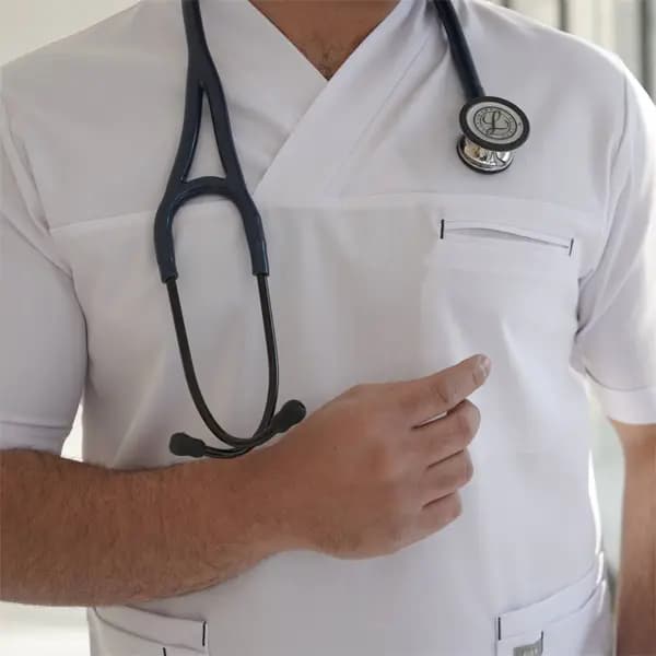 اسکراب تک بدون شلوار برند سینوهه مدل (figs) رنگ سفید — تصویر ۳