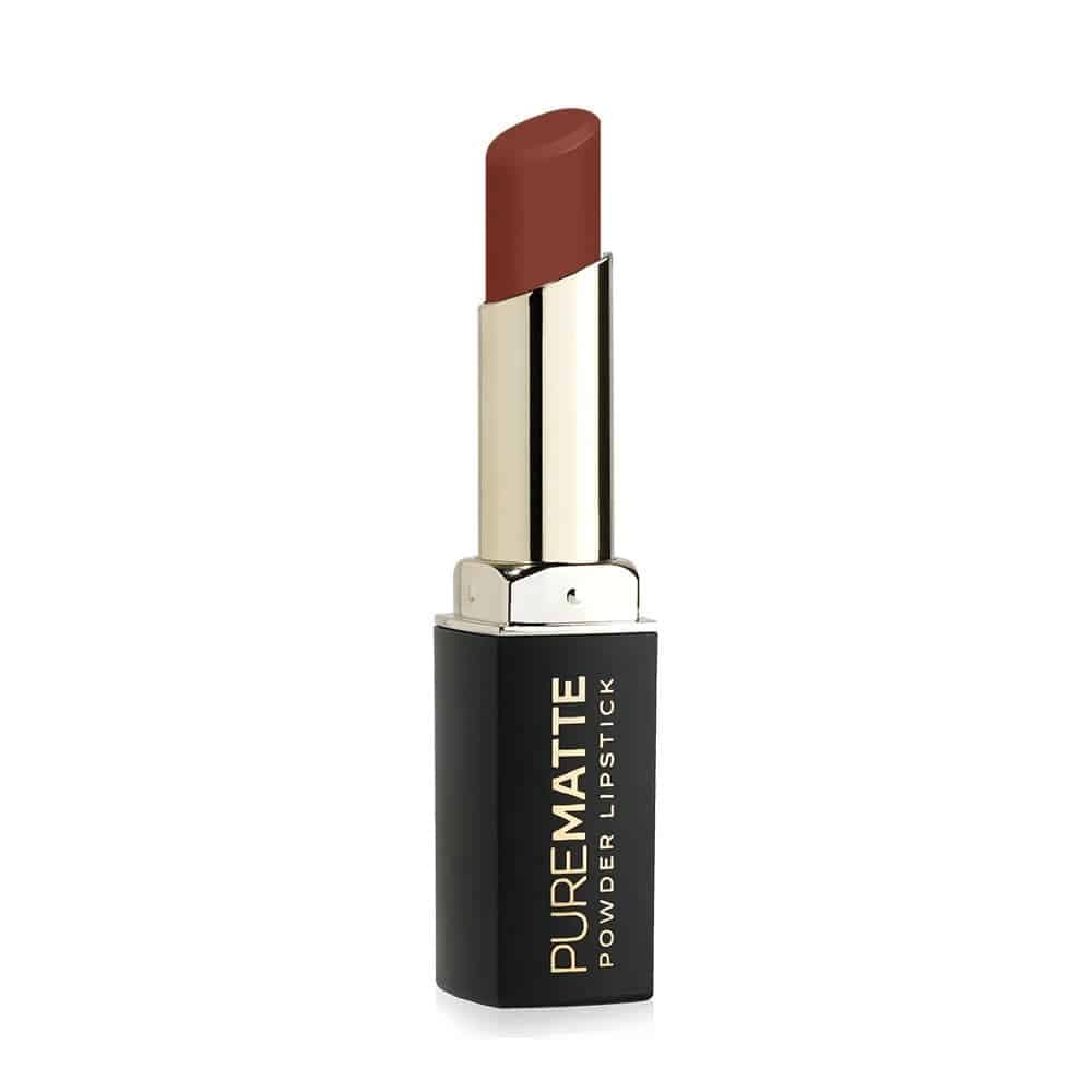 رژلب جامد مات گلدن رز مدل Pure Matte Powder کد 128
