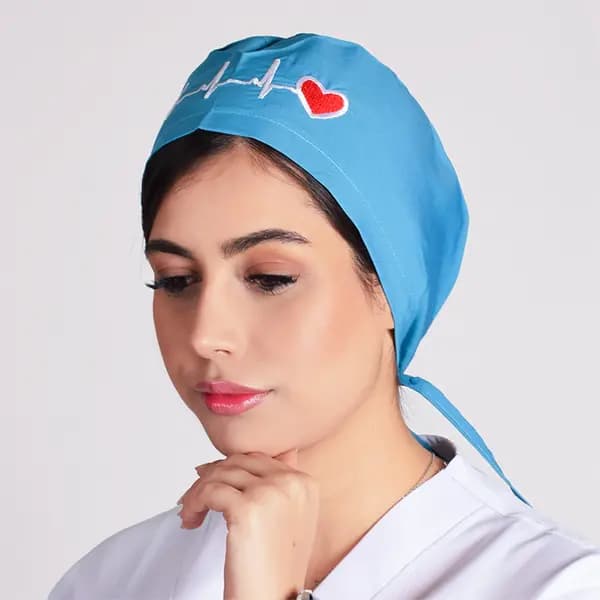 کلاه ecg سبزآبی