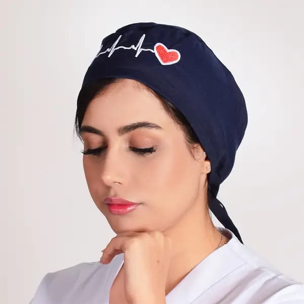 کلاه ecg سرمه ای