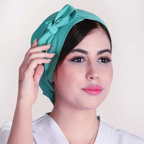 كلاه حجاب ساده سبز بنتون