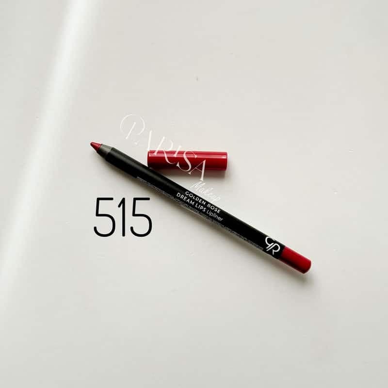 خط لب گلدن رز مدل Dream Lips کد 515 — تصویر ۳