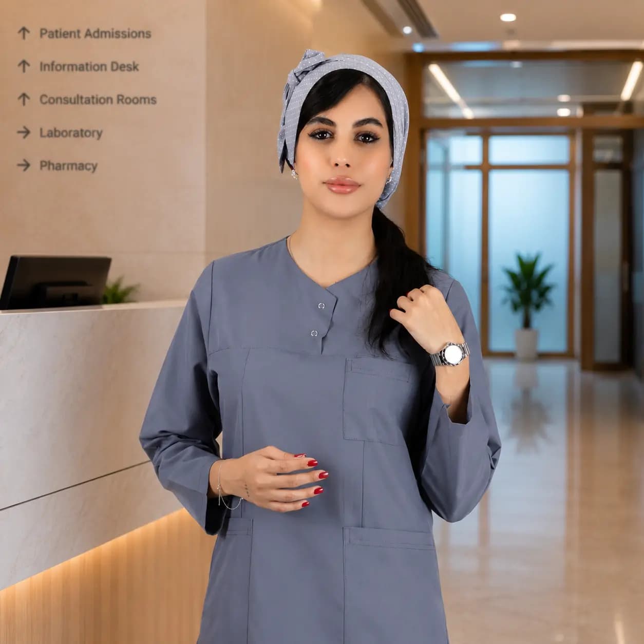 تونیک شلوار برند سینوهه مدل (Cizgi Medical) فیلی — تصویر ۳