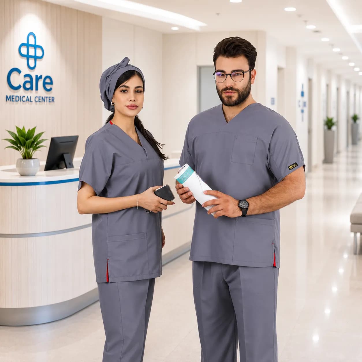 اسکراب شلوار برند سینوهه مدل(Cizgi Medical) فیلی