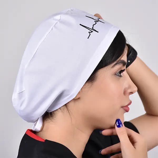 کلاه ecg سفید — تصویر ۲