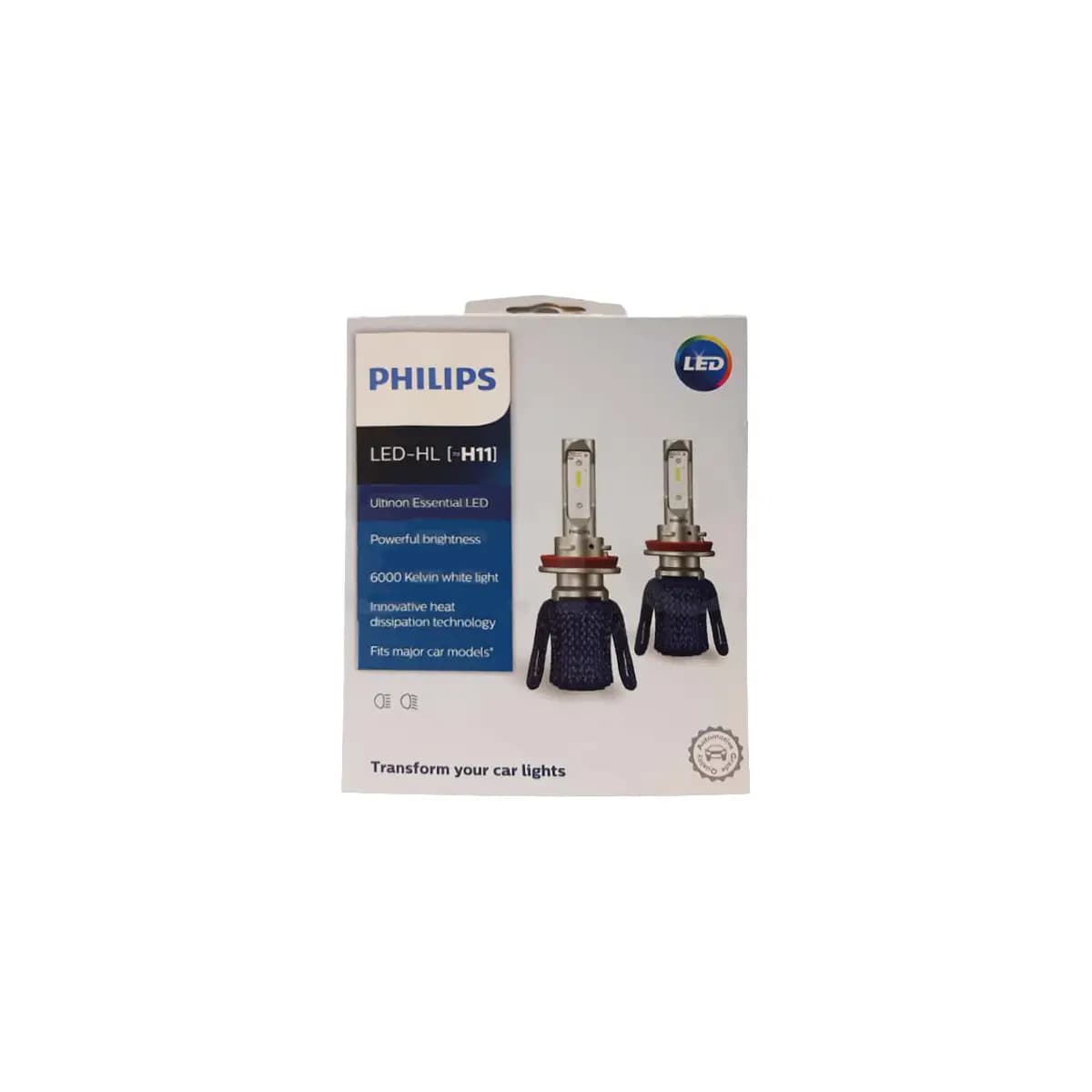 لامپ هدلایت LED فیلیپس ابریشمی H11 — تصویر ۲