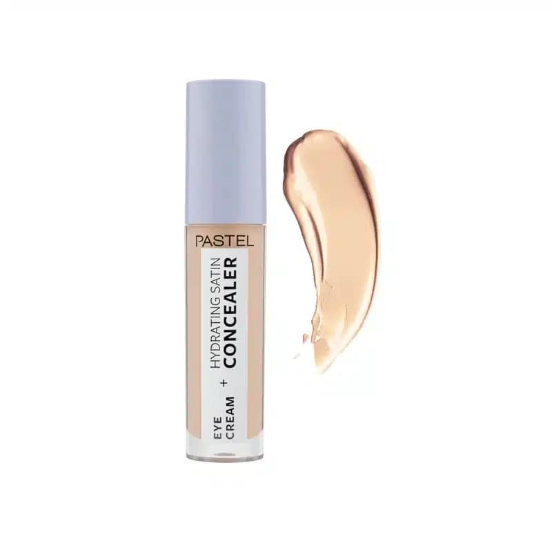 کانسیلر درمانی پاستل PASTEL حاوی کرم دور چشم مدل Hydrating Satin Concealer کد 62