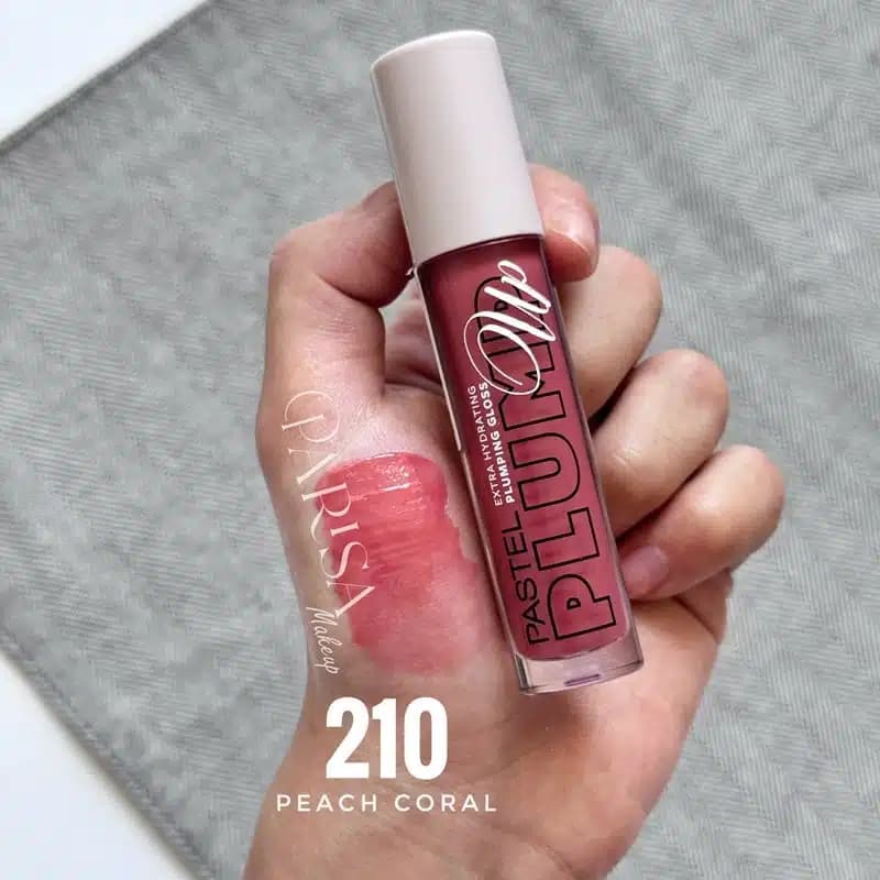 لیپ گلاس آبرسان و حجم دهنده لب پاستل PASTEL مدل Plump Up کد 210 — تصویر ۲