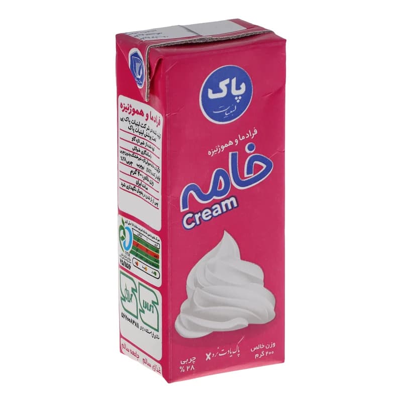 خامه صبحانه پاک – 200 گرم