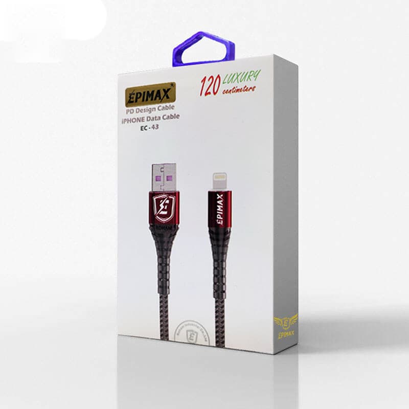 کابل شارژ آیفون EPIMAX EC-43 PD DESIGN — تصویر ۲